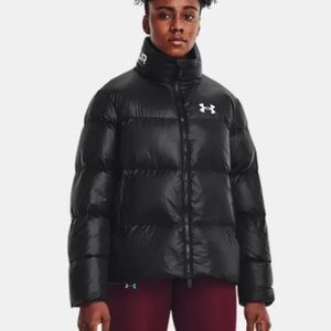 UNDER ARMOUR PUFFY DOWN ZIP UP JACKET